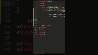 Prompt box using JavaScript. Wealth