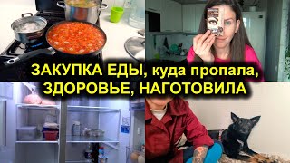 Куда пропала, Здоровье, ЗАКУПКА ЕДЫ, Наготовила на всю семью