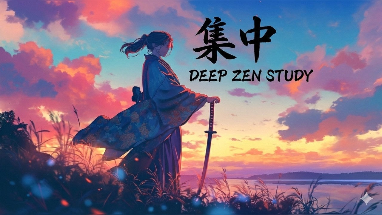Samurai Focus Music 🏯 Deep Zen Study, Concentration & Deep Work | Japanese Ambient