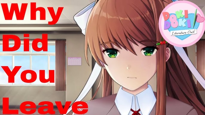 What's up with this look and storm outside? (Monika After Story