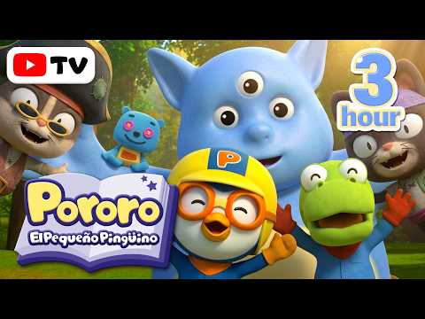 ¡Todos Somos Amigos! + 3 Horas | Historias para Niños | Buenos Hábitos | Pororo