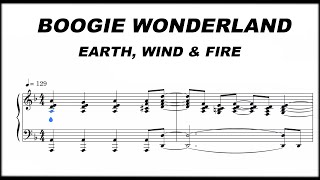 Earth, Wind & Fire - Boogie Wonderland Sheet Music