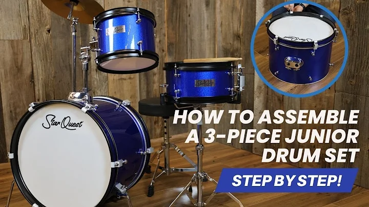 Assembling a 3 piece Junior Drum set - Easy Guide