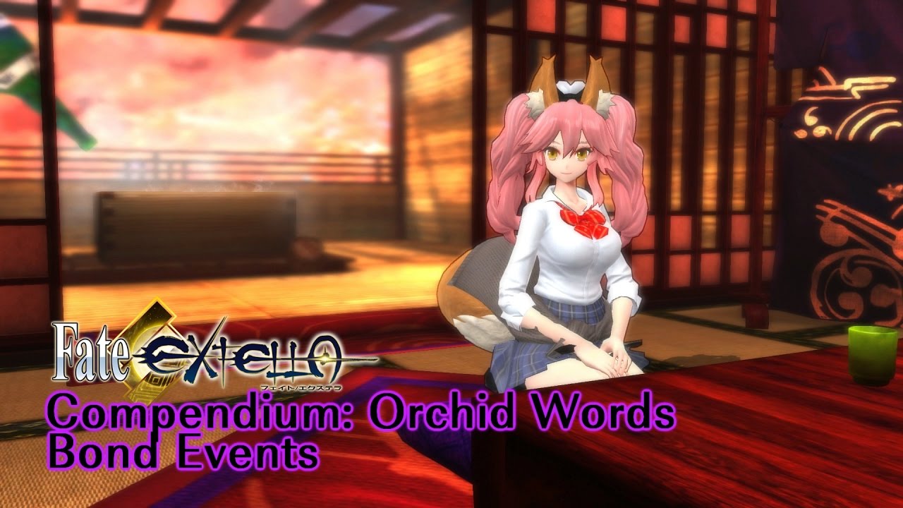 Fate/Extella The Umbral Star Tamamo's Bond Events