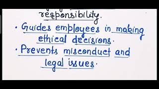 Code of Ethics - Meaning & Key Elements. 