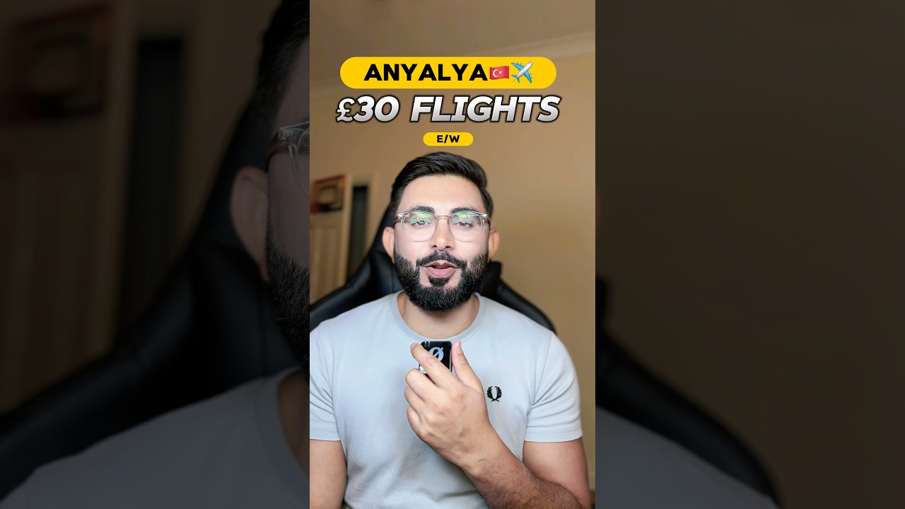 Flights to Antalya Turkey From UK 