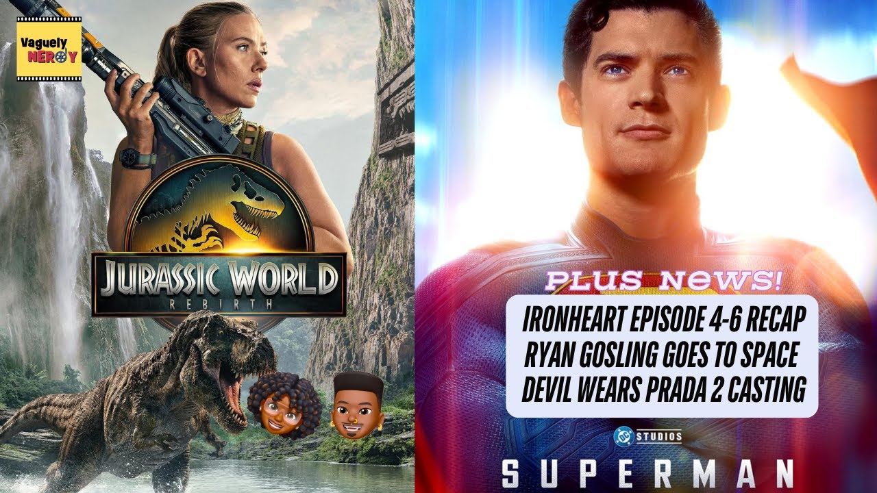 The Cape Soars, Dinos Roar - Superman and Jurassic World Rebirth Reviews | Vaguely Nerdy Podcast The Cape Soars, Dinos Roar - Superman and Jurassic World Rebirth Reviews | Vaguely Nerdy Podcast