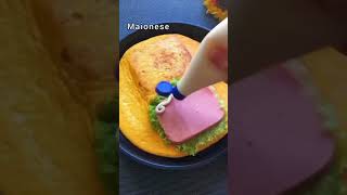 Sanduíche De Omelete Lanche De Frigideira Misto De Omelete Pão Com Ovo - Receita Fácil Resimi