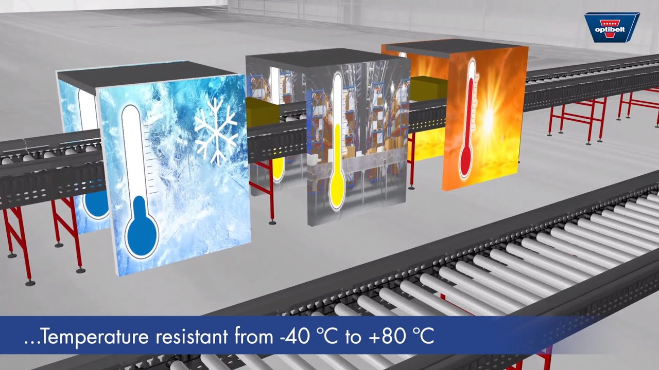 Ribbed belts optibelt CONVEYOR POWER for the requirements of conveyor