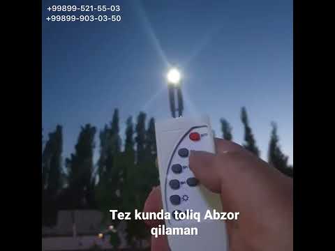 Video: Quyosh energiyasida ishlaydigan LED tashqi chiroqlar - kelajak yaqin