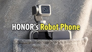 Een Wall-E op zakformaat? Maak kennis met de nieuwe robottelefoon van HONOR waar iedereen het ove...