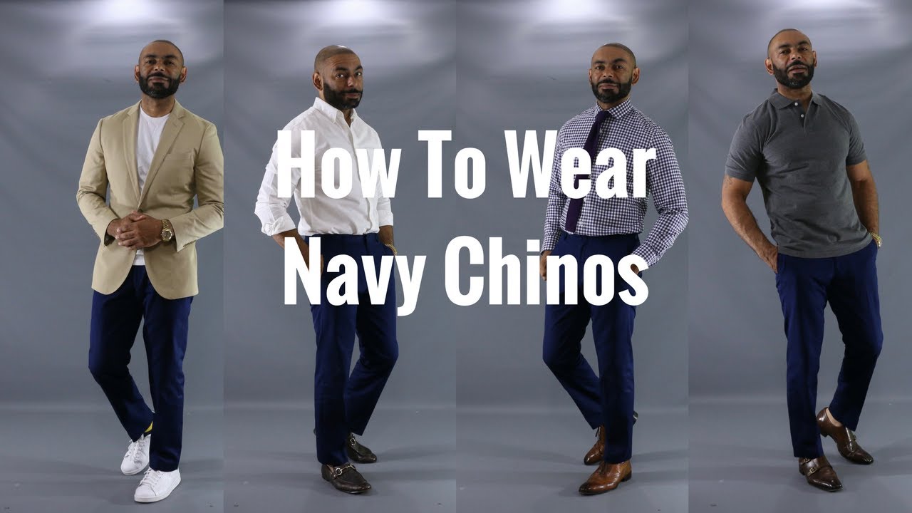 7 Ways To ROCK Navy Blue Dress Pants | Men's Outfit Ideas - YouTube