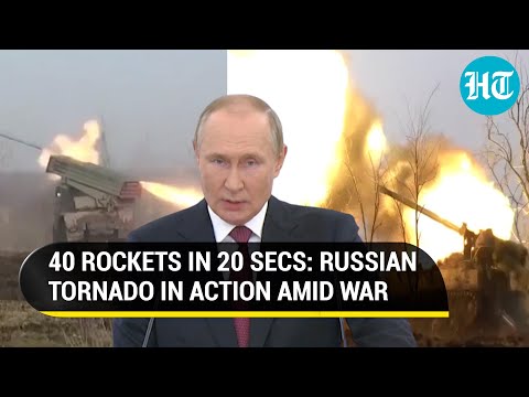 Russian Tornado unleashes ‘whirlfire’, Putin's men snipe at Ukraine troops from trenches | Watch