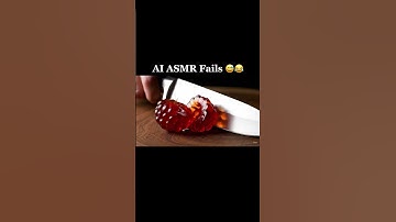 Part 1 | AI ASMR Fails 😅😂 #glassfruit #ASMR #fruitcutting #oddlysatisfying #fyp #trending #ai