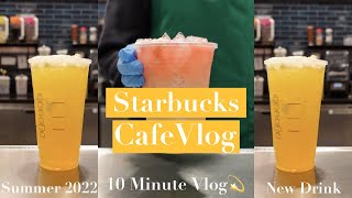 the new pineapple passionfruit starbucks refresher (extended) | cafe vlog | Target Starbucks | ASMR