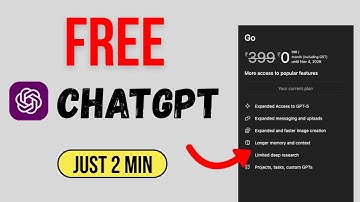 How To Get ChatGPT Pro ( Go ) For Free | Step By Step Guide | Tamil
