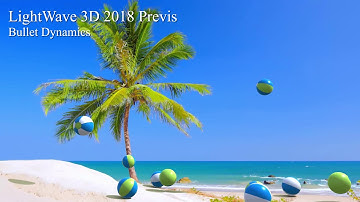 Beach Ball Test with LightWave 3D Bullet Dynamics