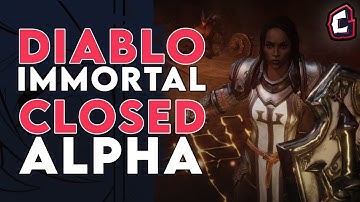 CRUSADER CLASS CLOSED ALPHA GAMEPLAY | Diablo Immortal