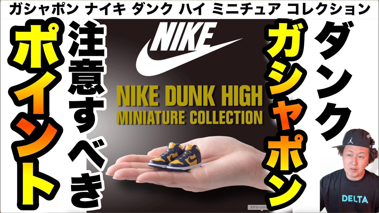 【7種】NIKE DUNK HIGH miniature collection