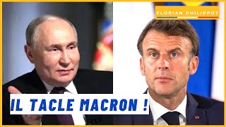 Interview choc de Poutine sur la guerre et Macron (humilié) !