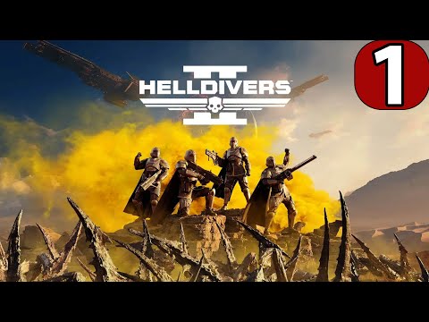 Helldivers 2  - Геймплей Прохождение Часть 1 ( без комментариев, PC)
