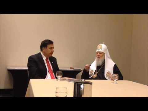 მიხეილ სააკაშვილი პატრიარქ ფილარეტს შეხვდა