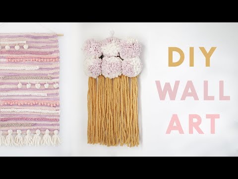 DIY Modern Wall Hangings | Easy DIY Wall Decor Projects for 2018