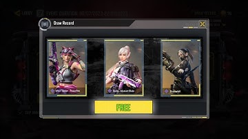 Girls Summer Clash Event CODM | Get FREE 4 Characters SKINS in COD Mobile!