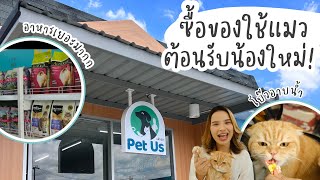 [Vlog] พาไปช็อปของใช้แมวเข้าบ้านรับน้องใหม่ที่ Pet Us โลตัส ลาดกระบัง ของเยอะ เดินเพลิน