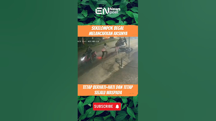 ini lah bagaimana para begal melancarkan aksinya #news #cctv #shots