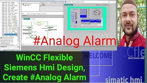 WinCC Flexible Siemens Hmi Design, Create #Analog Alarm