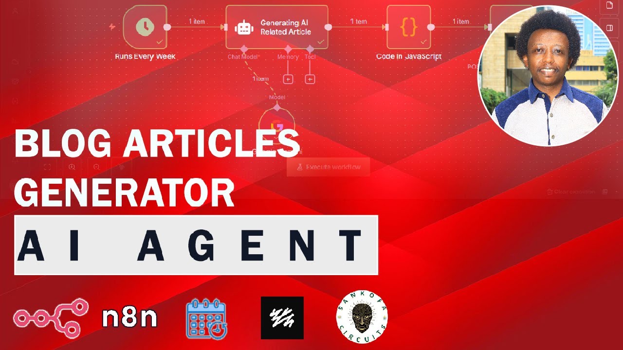 Blog Articles Generator AI Agent - n8n.io, sanity.io, Sankofa Circuit Blog Website