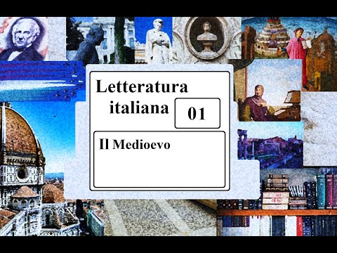 LETTERATURA ITALIANA - 01 - Il Medioevo