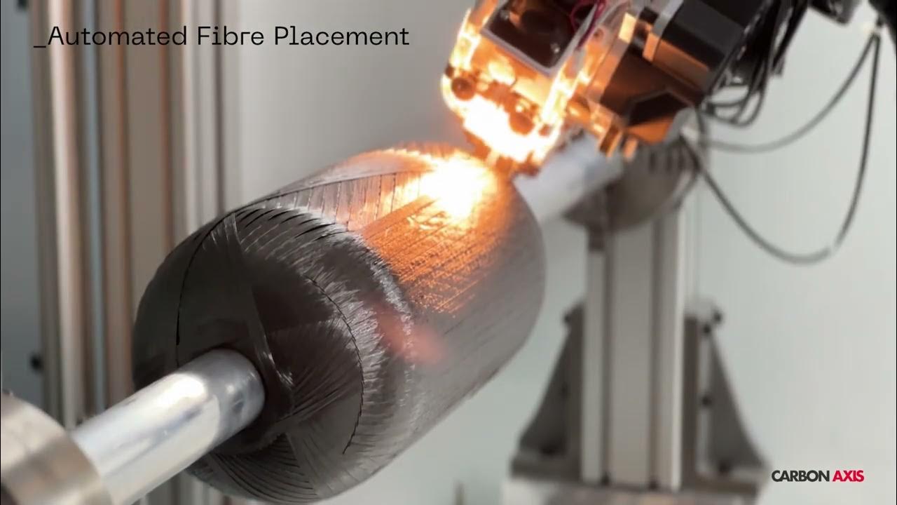 Filament winding and automated fibre placement machine youtube