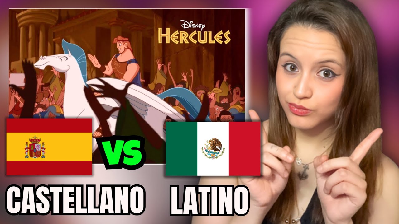 ESPAÑOLA REACCIONA de Cero a Héroe🏺Hércules | Castellano vs Latino