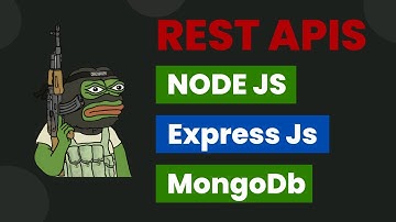 REST Apis with node js, express js and mongo db (mongoose) | CRUD operations in node js