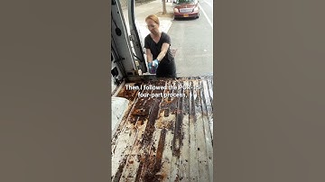 I fixed my rusty van floor