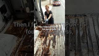 I fixed my rusty van floor
