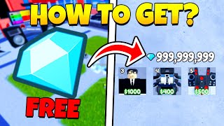 HOW To Get Gems For FREE in Toilet Tower Defense