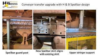 Power Point of H&B Mining Conveyor Transfer Speilbar Install 2020