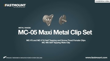 Interior panel installation with hidden fixings using the Fastmount® Metal Range