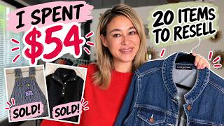 I Spent $54 Thrifting to Resell… Did I Buy the Right Stuff