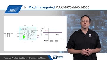 Maxim Integrated MAX14878–MAX14880  Isolated CAN Transceivers - Featured Product Spotlight | Mouser