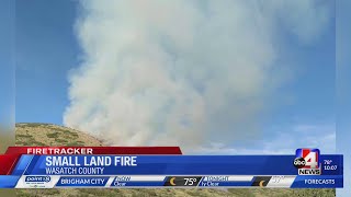 Fire reported near Big Hollow Shooting Range in Wasatch County