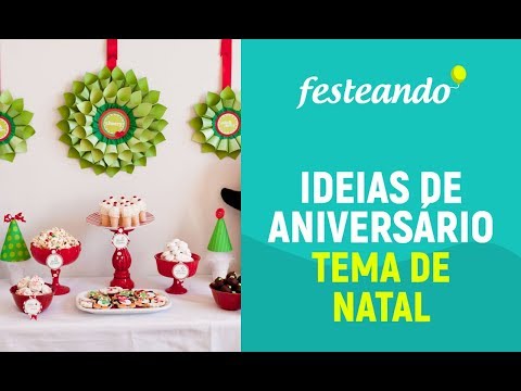 13 Ideias de Aniversário com o tema de Natal