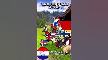 Which Flag Is Placed Correctly? #country #europe #flag #geography #viral #history #map #shorts