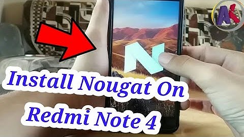Redmi Note 4 Nougat Update MIUI 8.5.4.0 Installation!