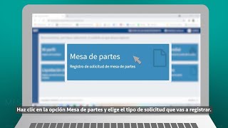 ¡Conoce cómo usar nuestra mesa de partes virtual!