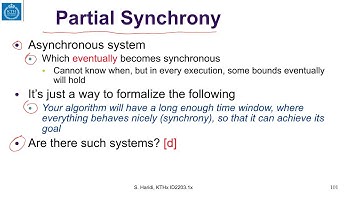 3b 2 Synchrony and partial synchrony