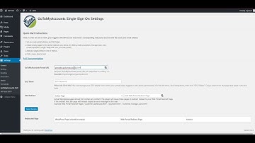GoToMyAccounts Single Sign On WordPress Plugin